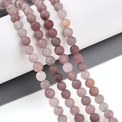 Природных фиолетовых авантюрин бисер нитей G-T106-278