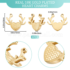 8 шт. подвески из нержавеющей стали 304&nbsp;STAS-BBC0003-09