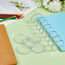 24 шт. пластиковые свободные листы на кольце DIY-CP0010-97B