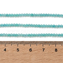Chapelets de perles en amazonite naturelle&nbsp;G-Z150-B01-2mm