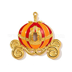 Большие эмалевые подвески из нержавеющей стали 304 STAS-OY003-23G