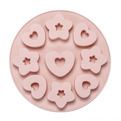 Силиконовые Молды в форме сердца и звезды DIY-I059-09