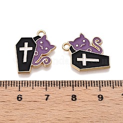 Halloween-Themen-Rack-Anhänger aus legierter Emaille&nbsp;ENAM-N056-356A