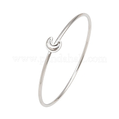 304 Edelstahlarmreifen für Damen&nbsp;BJEW-N040-01A-P