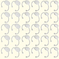 30 шт. 3 стиля регулируемых колец для пальцев из нержавеющей стали 304 STAS-BBC0007-95P