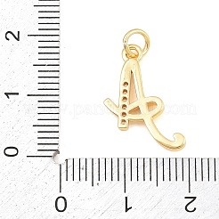 Pendenti in zirconi cubici trasparenti in micro pavè di ottone&nbsp;CU-CBA7939-01A-G