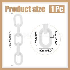 Деревянная цепочка с одним звеном&nbsp;AJEW-WH0314-882A