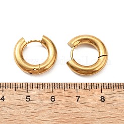 Серьги-кольца из нержавеющей стали 304&nbsp;EJEW-F339-01G