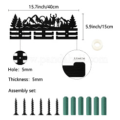 Вешалка для медалей из модного дерева ODIS-WH0041-160