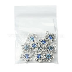 10 шт. подвески из сплава смолы от сглаза&nbsp;PALLOY-FS00058-02