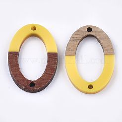 Conectores de eslabones de resina y madera de nogal&nbsp;RESI-S367-08H
