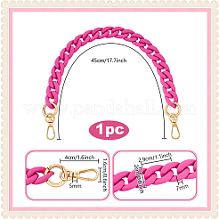 Акриловые витые цепочки для сумок&nbsp;PURS-WH0006-09