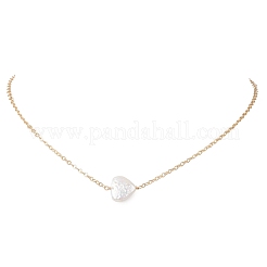 Женские ожерелья с подвеской в виде сердца из натурального жемчуга Кеши&nbsp;NJEW-JN05825