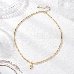 Комплекты украшений из латунных круглых бусин SJEW-JS01348