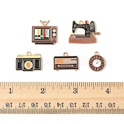 25шт 5 стиля подвески из сплава с эмалью&nbsp;ENAM-FS0003-14