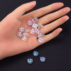 Прозрачные стеклянные бусины&nbsp;GLAA-YW0003-07