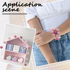 40 Stück Wollfilz-Kugeln in 4 Farben&nbsp;DIY-SC0022-52