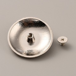 Rivetto a vite solido artigianale in lega e turchese&nbsp;FIND-WH0127-88C