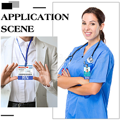 12 шт. 2 стиля ПВХ пластиковые карты для бейджа&nbsp;DIY-FG0007-85