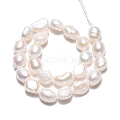 Нити из натурального культивированного пресноводного жемчуга PEAR-N028-04