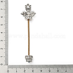 Латунные заготовки для подвесок с бусинами KK-NH0008-02AS