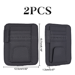 Porte-cartes nominatives en cuir pu&nbsp;AJEW-WH0244-97B