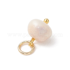 6 шт. подвески в виде картофеля из натурального пресноводного жемчуга двух цветов с фурнитурой из нержавеющей стали 304.&nbsp;PALLOY-JF04943