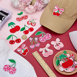 10 шт. 5 стиля полиэстеровые самоклеящиеся нашивки с компьютерной вышивкой&nbsp;PATC-FG0003-13