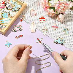 42шт 21 стиля сплава эмалевые подвески&nbsp;ENAM-CJ0006-95