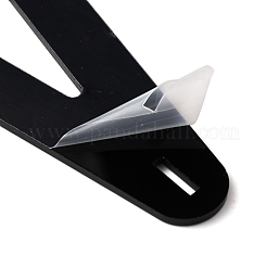 Ohrringständer aus undurchsichtigem Acryl&nbsp;EDIS-WH0029-16C