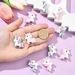 10шт 2 цвета силиконовые бусины&nbsp;SIL-YW0003-65