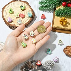 16шт 16 цвета фарфоровые бусины ручной работы&nbsp;PORC-CJ0001-13