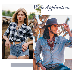 Сплав череп моли черный искусственная кожа шнур боло галстук лариат ожерелья для женщин мужчин NJEW-WH0031-08AS