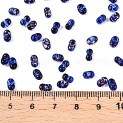 Стеклянные бусины Пикассо SEED-T006-04-8