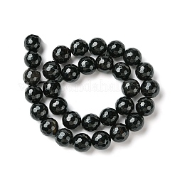 Круглые бусы из натурального оникса&nbsp;G-L084-12mm-28