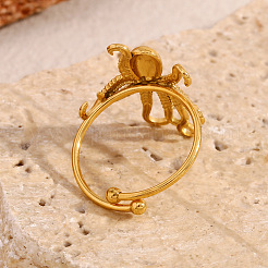 Кольца-манжеты из нержавеющей стали 304 для женщин&nbsp;LS-RJEW-C144-01G