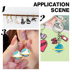 Подвески из сплава эмали 60шт 15 стиля&nbsp;ENAM-AR0001-52