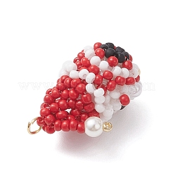 Рождественские подвески Санта-Клауса из искусственного жемчуга PALLOY-MZ01023