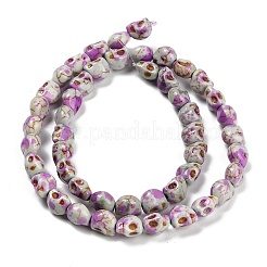 Синтетических нитей бирюзовые бусы TURQ-F019-02C