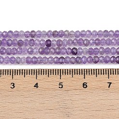 Природный аметист нитей бисера G-L625-A01-3x2mm-01