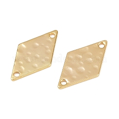 Латунные текстурированные геометрические подвески-соединители KK-B137-10G-01
