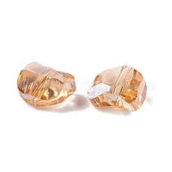 100 шт. Гальванические стеклянные бусины&nbsp;EGLA-P060-01A-PL01