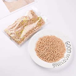 Непрозрачные цвета стеклянные круглые бусины стекляруса&nbsp;SEED-S045-001A-A02