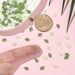 100 шт. 2-х цветные листовые непрозрачные смоляные кабошоны&nbsp;FIND-YW0007-53