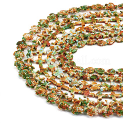 6 нить 6 вида синтетических бирюзовых бусин&nbsp;G-TA0001-94