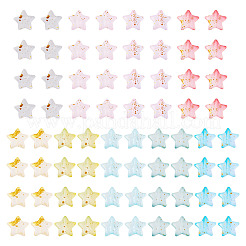 180 шт. 9-цветные градиентные прозрачные акриловые бусины&nbsp;OACR-TA0003-40