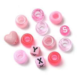 200шт 10 вида пластиковых перламутровых бусин FIND-FS0002-34