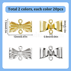 40 шт. 2-цветные литые соединительные звенья-подвески&nbsp;FIND-SP0002-47