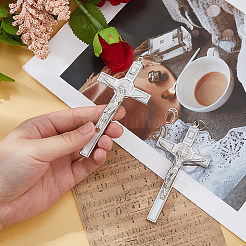 Большие подвески с эмалью из цинкового сплава&nbsp;PALLOY-WH0816-047P-B