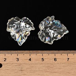 Прозрачные акриловые бусины OACR-H042-02A